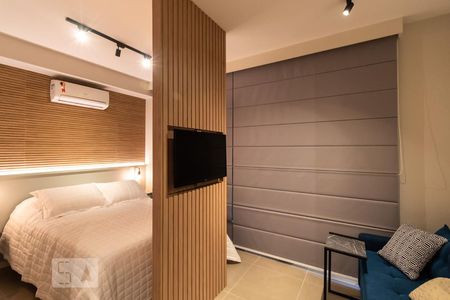 Studio para alugar com 33m², 1 quarto e sem vagaCortina blackout
