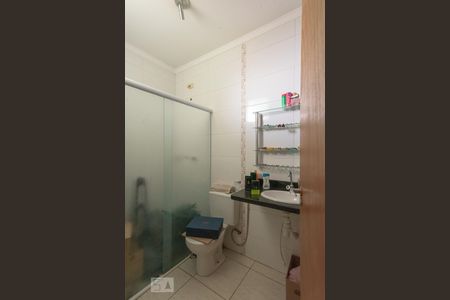 Banheiro da Suíte de casa à venda com 3 quartos, 114m² em Parque Jambeiro, Campinas