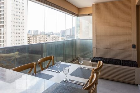 Varanda Gourmet de apartamento à venda com 1 quarto, 50m² em Barra Funda, São Paulo
