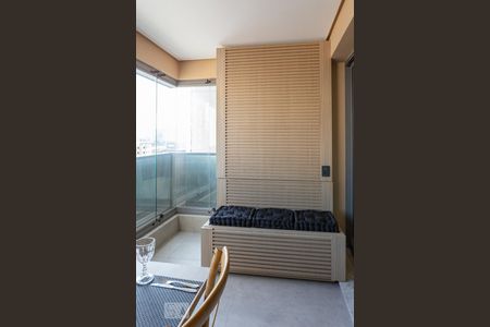 Varanda Gourmet de apartamento à venda com 1 quarto, 50m² em Barra Funda, São Paulo