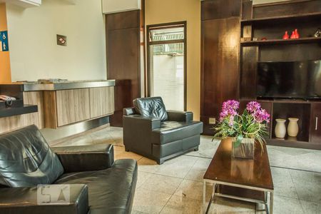 Apartamento para alugar com 45m², 1 quarto e 1 vagaHall social