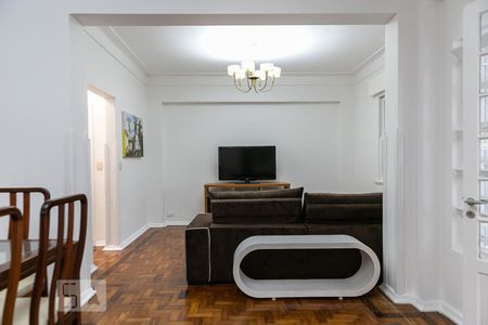 Sala de apartamento para alugar com 3 quartos, 165m² em Gonzaga, Santos