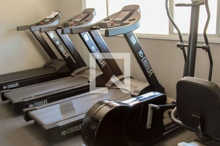 Apartamento para alugar com 45m², 2 quartos e 1 vaga Apartamento para alugar com 45m², 2 quartos e 1 vagaÁrea comum - Academia