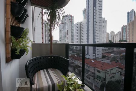 Varanda Sala de apartamento à venda com 4 quartos, 169m² em Vila Regente Feijó, São Paulo