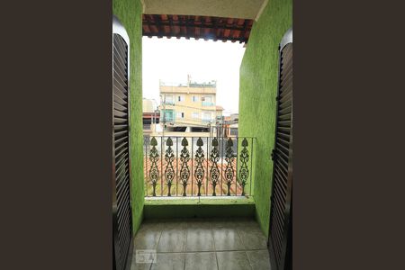 Varanda da Suíte 1 de casa à venda com 3 quartos, 177m² em Parque Capuava, Santo André