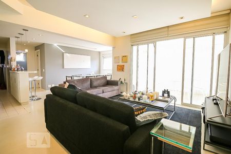 Sala de apartamento à venda com 2 quartos, 108m² em Cidade Monções, São Paulo