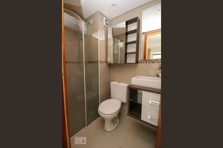 Banheiro de kitnet/studio à venda com 1 quarto, 36m² em Jabaquara, São Paulo