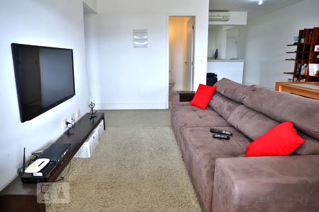 Sala de apartamento para alugar com 2 quartos, 94m² em Ponta da Praia, Santos