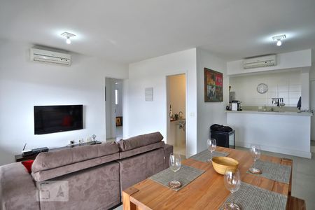 Sala de apartamento para alugar com 2 quartos, 94m² em Ponta da Praia, Santos