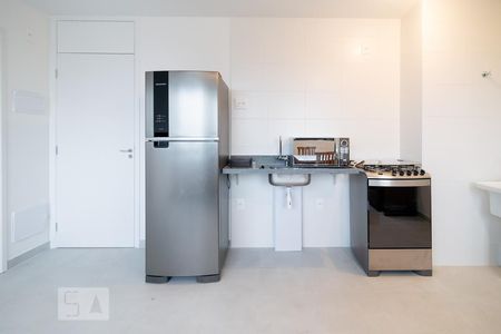 Sala / Cozinha de apartamento para alugar com 1 quarto, 34m² em Jurubatuba, São Paulo