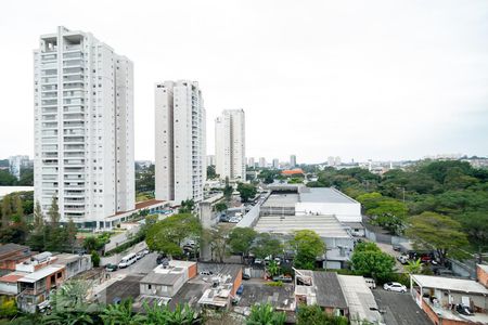 Sala / Cozinha - Vista de apartamento para alugar com 1 quarto, 34m² em Jurubatuba, São Paulo