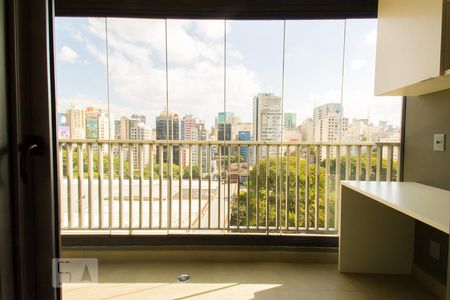 Studio para alugar com 24m², 1 quarto e sem vagaVaranda