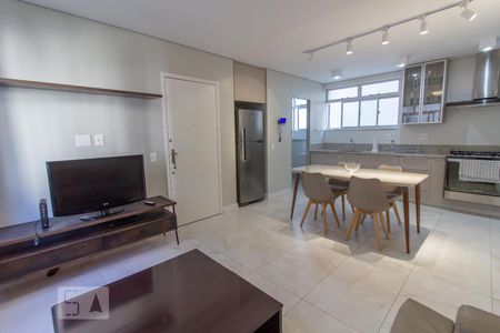Sala Integrada de apartamento para alugar com 2 quartos, 60m² em Anchieta, Belo Horizonte