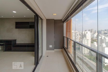 Varanda de kitnet/studio para alugar com 1 quarto, 38m² em Campo Belo, São Paulo
