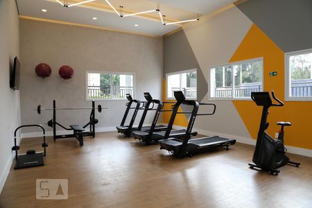 Área comum - Academia de apartamento para alugar com 2 quartos, 65m² em Jardim Ampliação, São Paulo