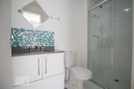 Studio para alugar com 42m², 1 quarto e 1 vaga Studio para alugar com 42m², 1 quarto e 1 vagaBanheiro