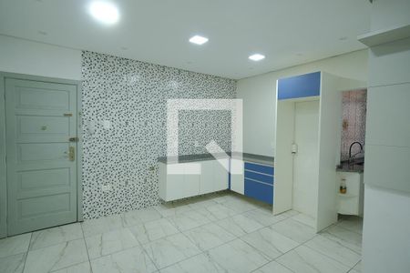 Sala de apartamento para alugar com 1 quarto, 38m² em São Francisco, Curitiba
