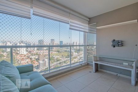 Varanda de apartamento para alugar com 1 quarto, 45m² em Brooklin, São Paulo