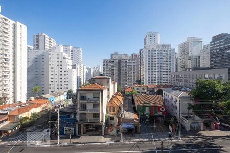 Sala - Vista de apartamento para alugar com 1 quarto, 42m² em Jardim Paulista, São Paulo