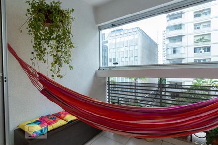 Varanda de apartamento para alugar com 1 quarto, 68m² em Brooklin Novo, São Paulo