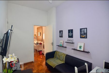 Sala de apartamento à venda com 1 quarto, 40m² em Centro, Rio de Janeiro