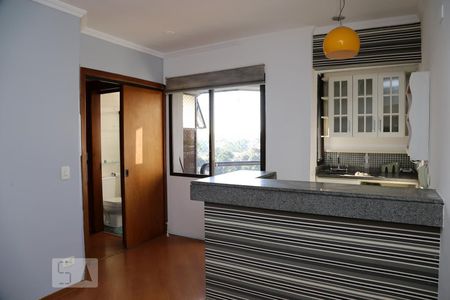Sala/Cozinha de apartamento à venda com 1 quarto, 28m² em Vila Suzana, São Paulo