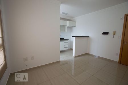 Sala de apartamento para alugar com 1 quarto, 37m² em Residencial Flórida, Ribeirão Preto