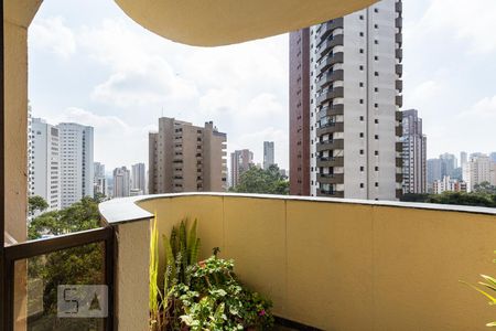 Varanda da Sala de apartamento para alugar com 3 quartos, 140m² em Vila Suzana, São Paulo