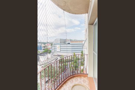 Varanda da Sala de apartamento para alugar com 3 quartos, 107m² em Centro, Santo André