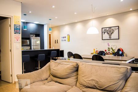 Sala de apartamento à venda com 2 quartos, 88m² em Vila Curuca, Santo André