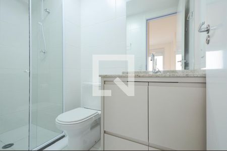 Apartamento para alugar com 28m², 1 quarto e sem vaga Apartamento para alugar com 28m², 1 quarto e sem vagaBanheiro da Suíte