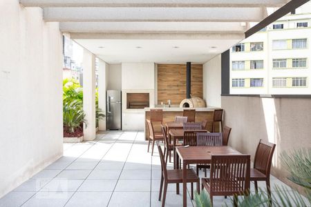 Apartamento para alugar com 37m², 1 quarto e 1 vaga Apartamento para alugar com 37m², 1 quarto e 1 vagaÁrea comum - Churrasqueira