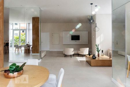 Apartamento para alugar com 37m², 1 quarto e 1 vaga Apartamento para alugar com 37m², 1 quarto e 1 vagaÁrea comum - Salão de Festas