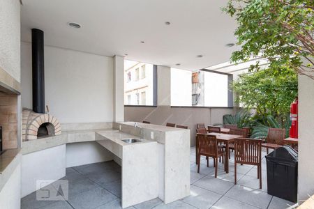 Apartamento para alugar com 37m², 1 quarto e 1 vaga Apartamento para alugar com 37m², 1 quarto e 1 vagaÁrea comum - Churrasqueira