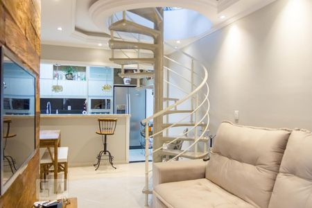 Sala de apartamento para alugar com 3 quartos, 210m² em Santa Maria, São Caetano do Sul