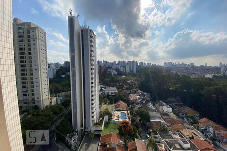 vista da Sacada de apartamento à venda com 1 quarto, 39m² em Paraíso do Morumbi, São Paulo