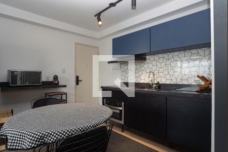 Cozinha de kitnet/studio para alugar com 1 quarto, 37m² em Barra Funda, São Paulo