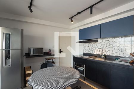 Cozinha de kitnet/studio para alugar com 1 quarto, 37m² em Barra Funda, São Paulo