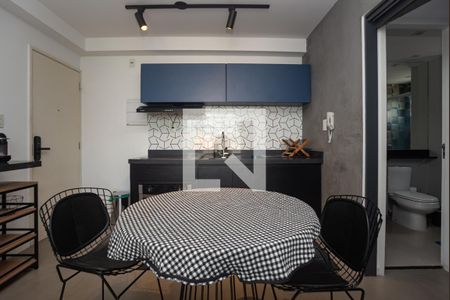 Cozinha de kitnet/studio para alugar com 1 quarto, 37m² em Barra Funda, São Paulo