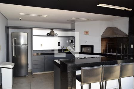 Studio à venda com 32m², 1 quarto e 1 vagaChurrasqueira