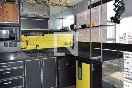 Studio à venda com 32m², 1 quarto e 1 vagaCozinha