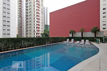 Studio para alugar com 41m², 1 quarto e 1 vagaPiscina