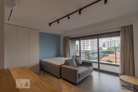 Studio de kitnet/studio para alugar com 1 quarto, 42m² em Brooklin Paulista, São Paulo