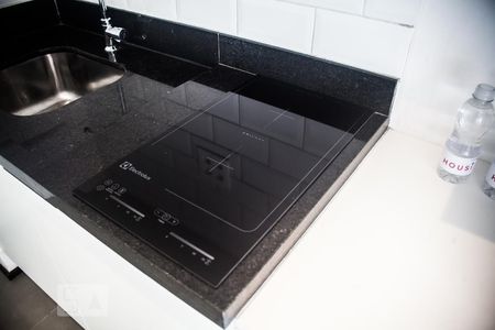 Cozinha de kitnet/studio para alugar com 1 quarto, 10m² em Vila Buarque, São Paulo