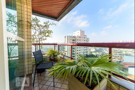Varanda da Sala de apartamento à venda com 4 quartos, 180m² em Rudge Ramos, São Bernardo do Campo