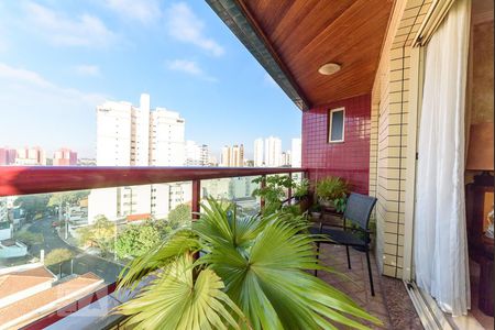 Varanda da Sala de apartamento à venda com 4 quartos, 180m² em Rudge Ramos, São Bernardo do Campo