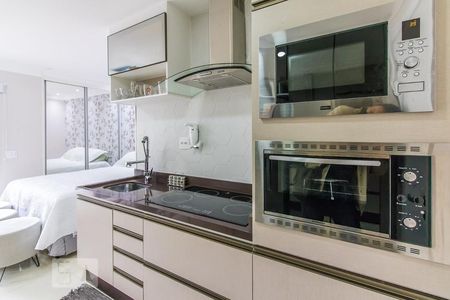 Cozinha de kitnet/studio à venda com 1 quarto, 26m² em Campos Elíseos, São Paulo