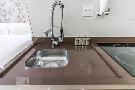 Cozinha de kitnet/studio à venda com 1 quarto, 26m² em Campos Elíseos, São Paulo