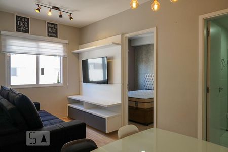 Sala de apartamento para alugar com 1 quarto, 33m² em Barra Funda, São Paulo