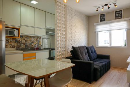 Sala de apartamento para alugar com 1 quarto, 33m² em Barra Funda, São Paulo